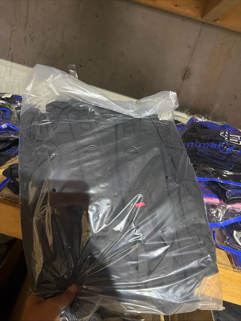 Supreme Black Tactical Field Backpack - Men's